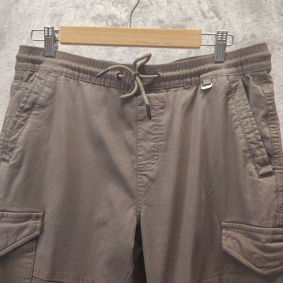 Projek Raw Men's Army Green Joggers Pants Tapered Leg Drawstring Size Lg - Picture 3 of 11